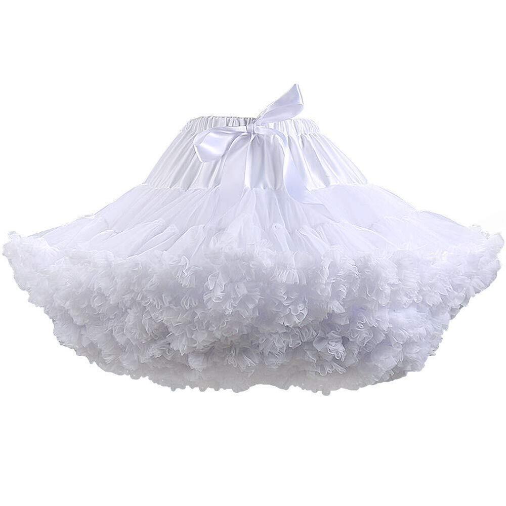 3546 Petticoat Skirt Elastic High Waist Ballet Sweet Puffy Skirt Princess